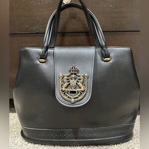 Vintage Brass Coat of Arms Wall Hangar Wall Decor English Royal custom hand bag